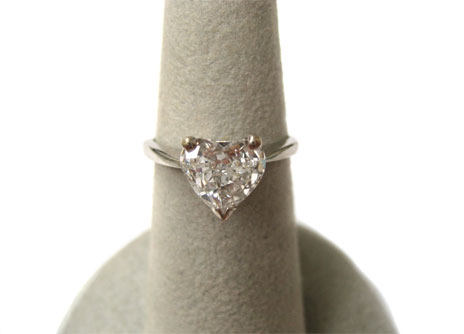  Rings Diamond Heart Engagement Ring Heartshaped diamond ring 
